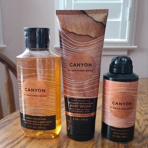 🏜🛁 NWT‼️ Bath & Body Works Men's "Canyon" 3-piece Collection